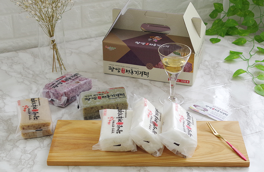 모둠 기정떡 소박스(개별포장 10개) 1.2kg